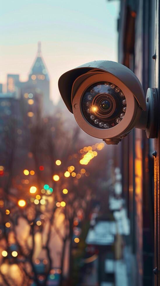 ai-generated-surveillance-setup-cctv-security-camera-positioned-by-window-background-blurred-vertical-mobile-wallpaper-free-photo