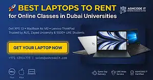 Best Laptops to Rent for Online Classes in Dubai